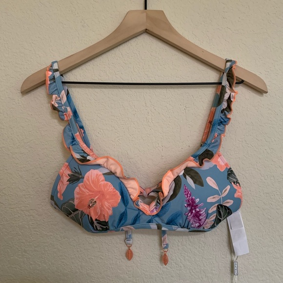 Seafolly Other - ✨NEW✨ Seafolly Women’s Frill Front Bikini Top